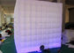 2.5 M Led Inflatable Photo Booth Satu Pintu Dengan Mengubah Warna Cahaya