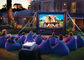 Iklan Inflatable Outdoor Movie Screen CE / UL Blower Dengan Perbaikan Kit