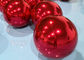 Bola Hias Natal 60cm Bola Cermin Tiup PVC Merah