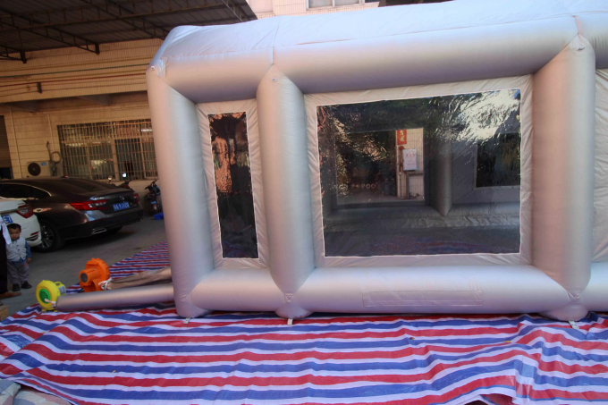Berkualitas Tinggi Portable Inflatable Spray Paint Booth Tent Oxford Inflatable Cabin Paint Booth untuk Mobil 5