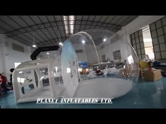 Tenda Gelembung Bola Salju 4m Dengan Latar Belakang Jalan Passage