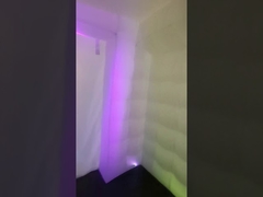 Tenda Iklan Persegi Tiup Lampu LED Untuk Latihan Yoga