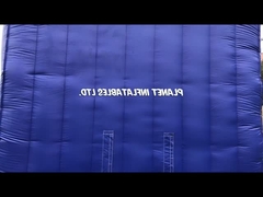 Splash Inflatable 0.55mm PVC Water Slide Dengan Kolam Renang