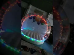 3M 4M Besar PVC Natal Bola Salju Bola Salju Inflatable Photo Booth