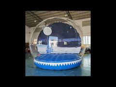 Bola Salju Tiup Bening yang Disesuaikan Raksasa Luar Ruangan Meledakkan Bola Salju