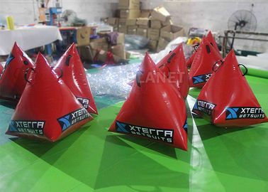 Keselamatan Red Inflatable Marker Buoy 1M / 1,2M / 1,5M Ukuran Pengoperasian yang Mudah