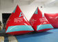 Safety Red Pyramid Inflatable Water Buoy Markers Ukuran Disesuaikan EN14960 Disetujui