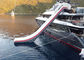 0.9mm PVC Water Play Equipment Seluncuran Air Tiup Untuk Yacht Ukuran Kustom Slide Yacht Tiup